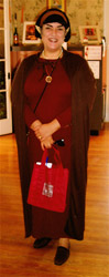 Hallowine guest in costume